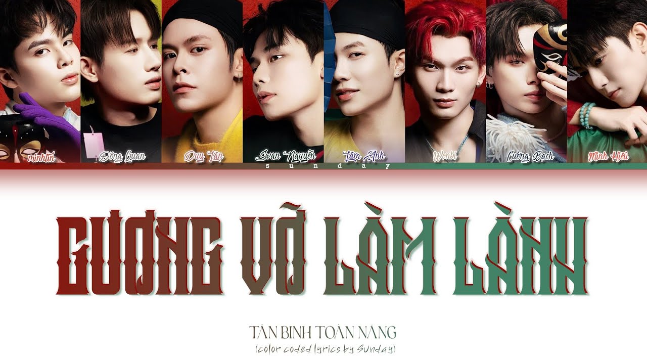 GƯƠNG VỠ LÀM LÀNH (Color Coded Lyrics) - Tân Binh Thăng Cấp | TÂN BINH TOÀN NĂNG 2025