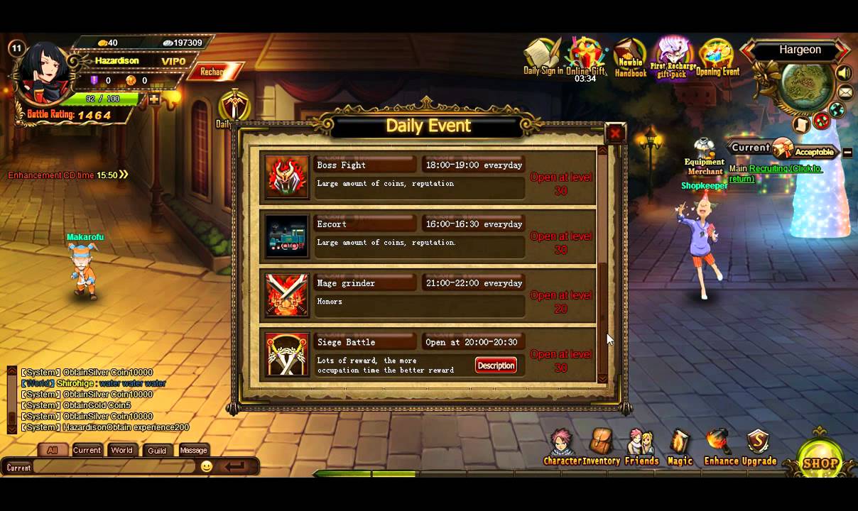 Fairy Tail (Facebook) Gameplay Part 1