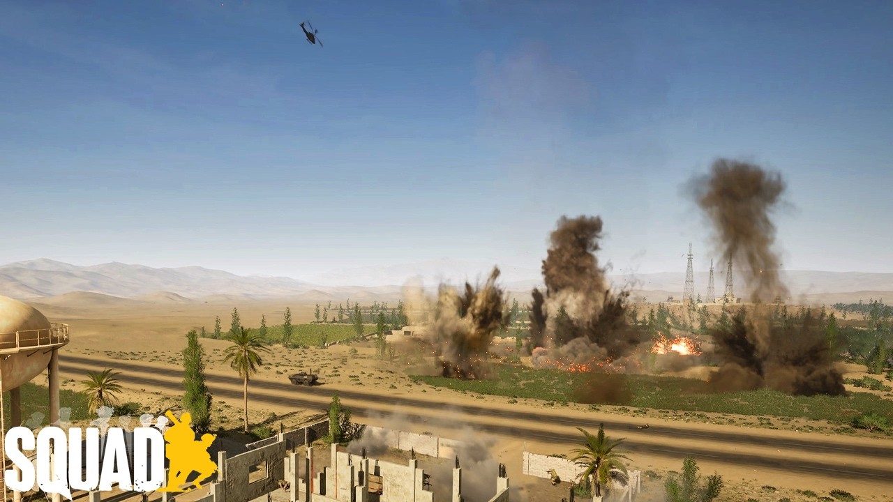 Attack Helicopters Obliterate Iranian Mechanized Troops in Mutaha | Eye in the Sky Squad Gameplay