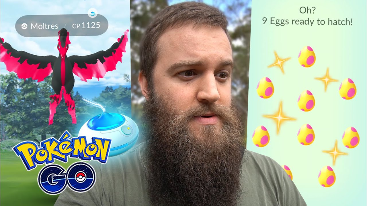 Shiny Hat Egg Hatch + Daily Incense Galarian Moltres - Fashion Week (Pokemon GO)