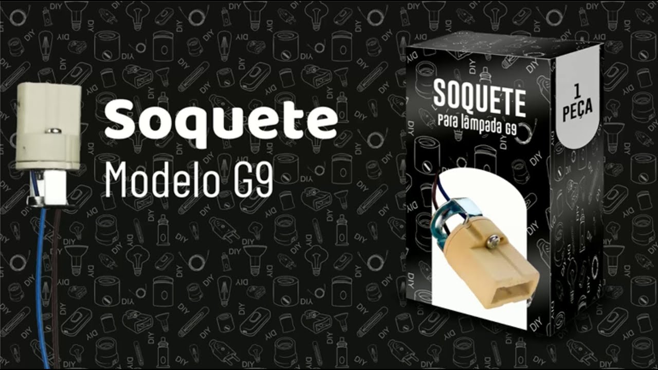 DIY - SOQUETE PARA LÂMPADA G9 - COMO INSTALAR