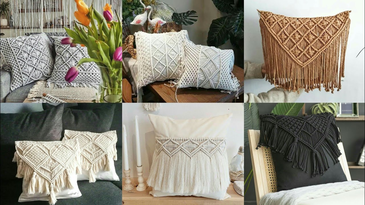 Top most Demanding and Stylish Macrame Pillow cover and cushion designs