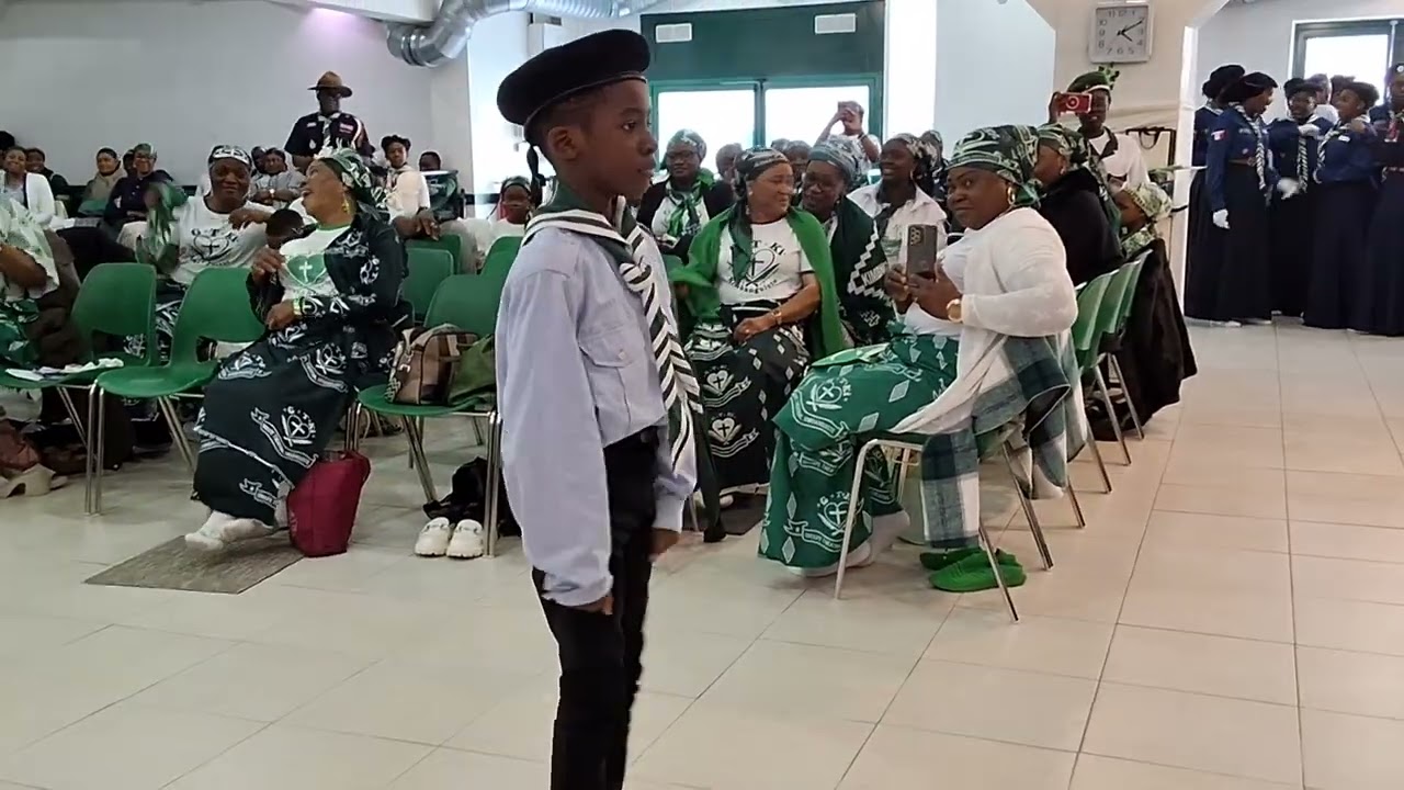 DEFILE SCOUT KIMBANGUISTE ku EJCSK PAROISSE DE PARIS MONTREUIL kia 23 FEVRIER 2025
