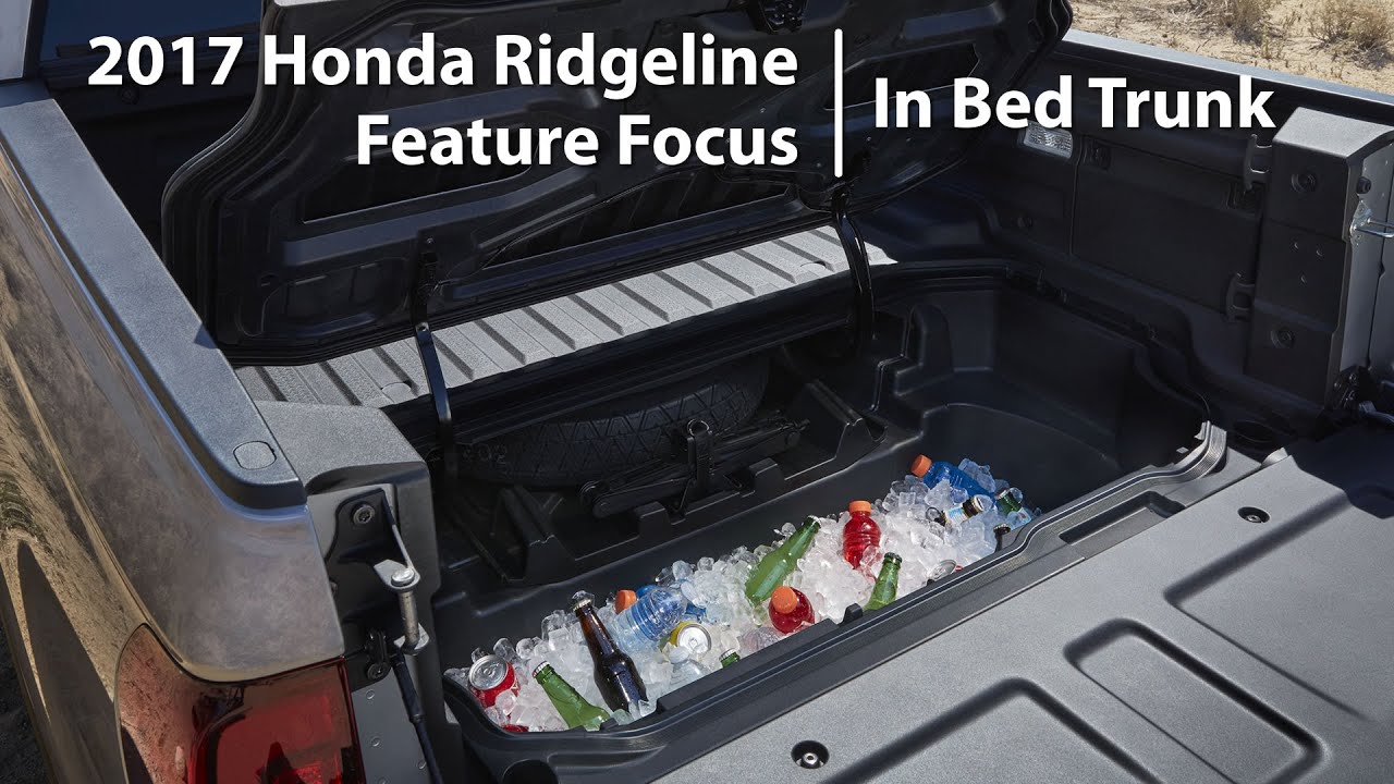 2017 Honda Ridgeline: In Bed Trunk
