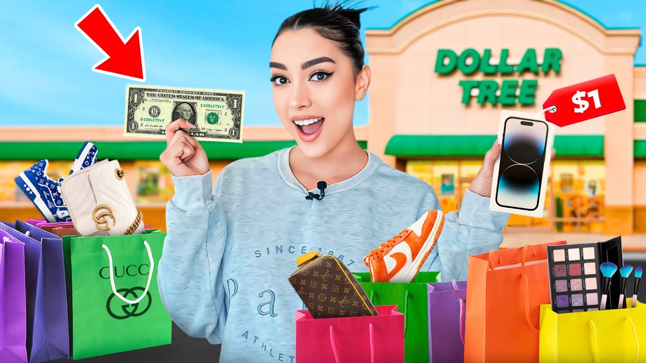 TODO A $1 D&Oacute;LAR! PROBANDO TODO LO QUE ENCONTR&Eacute; EN LA TIENDA M&Aacute;S BARATA DEL MUNDO 💵