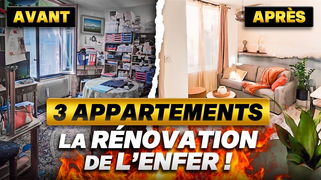 Rénovation de 3 appartements : le PIRE chantier de ma vie !