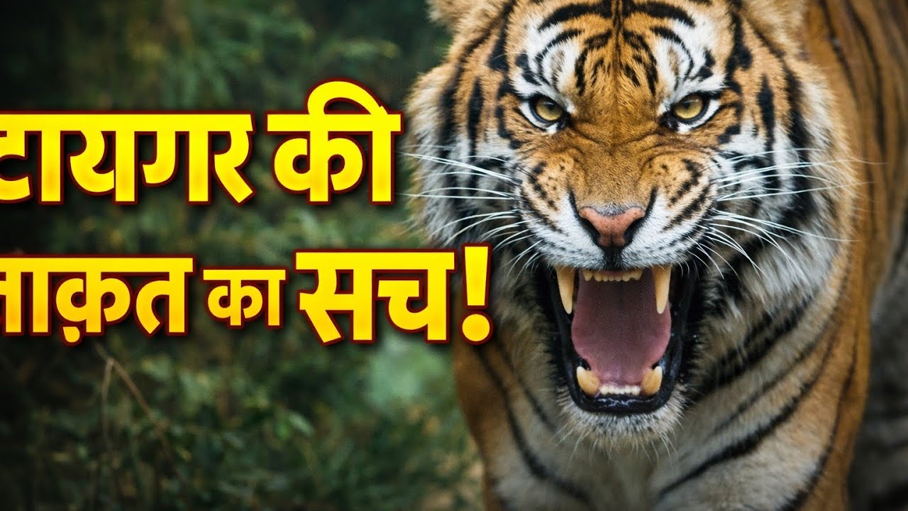 Tiger Ki Taaqat Ka Sach | Sher Se Zyada Powerful Kyu Hota Hai Tiger? 🐅