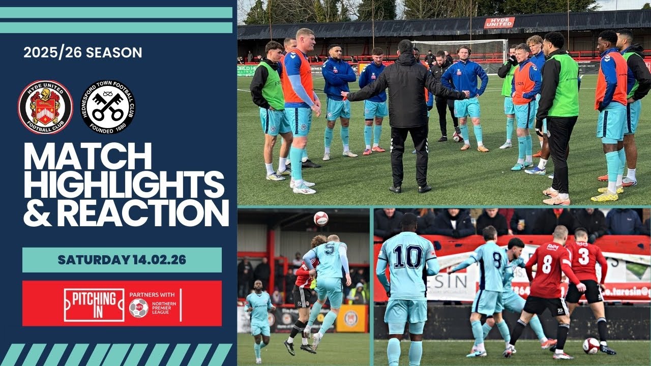 Hyde United v Hednesford Town | Match Highlights & Reaction