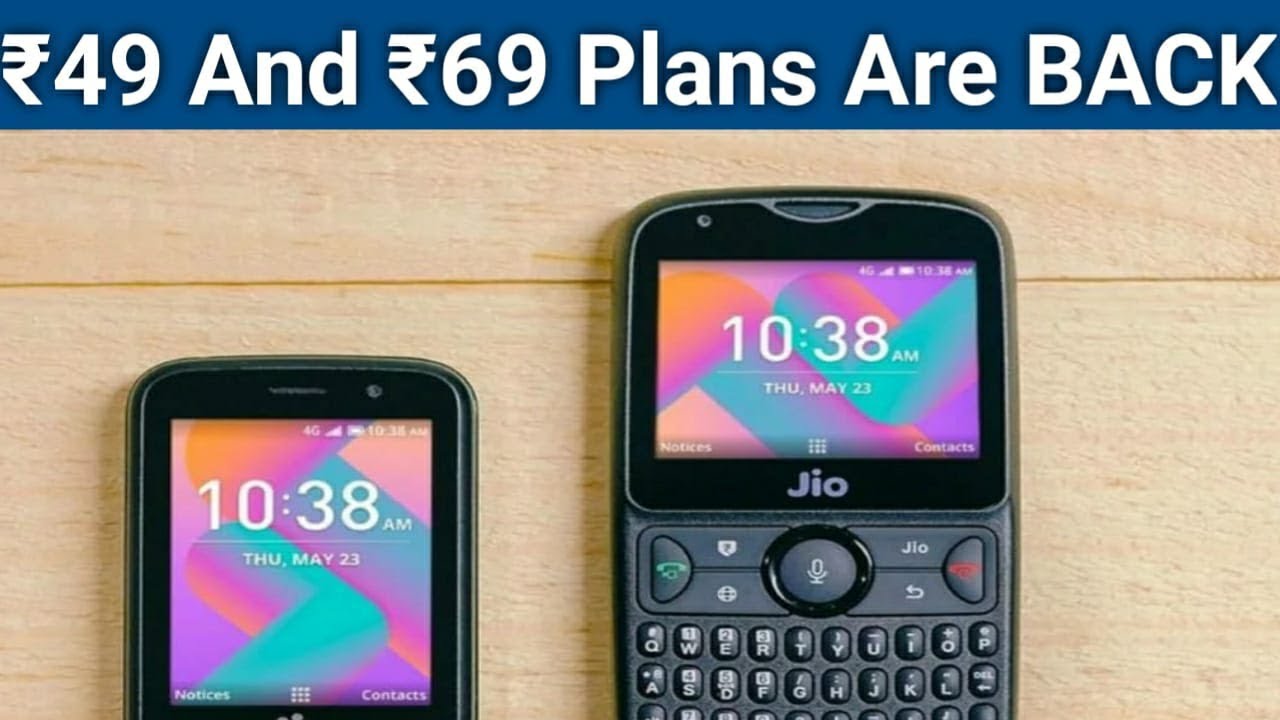 Reliance jio breaking news | Rs 49 And Rs 69 Plans Are Back
