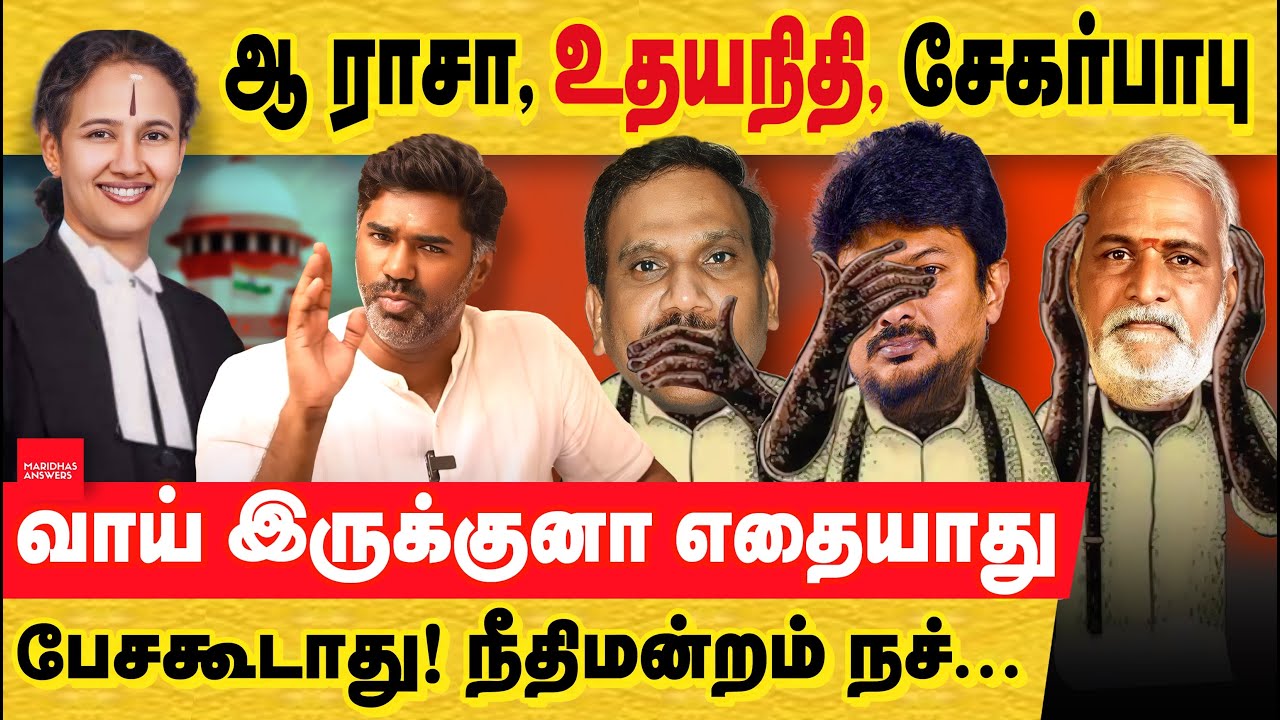 உதயநிதி, ராசா, சேகர்பாபு தீர்ப்பு விவரம்: வக்காலத்து வந்தது வில்சன்! Udhayanidhi | Sekar Babu | Raja
