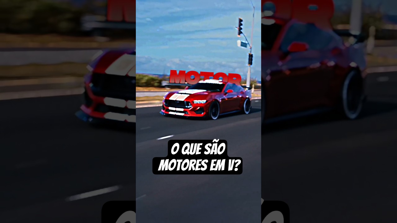O que são motores em V? 