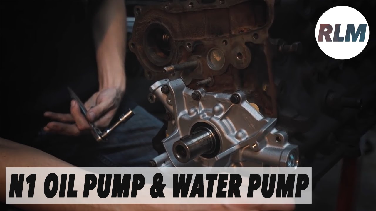 10. Water Pump, Oil Pump & Thermostat Install - RB25DET 240SX Build