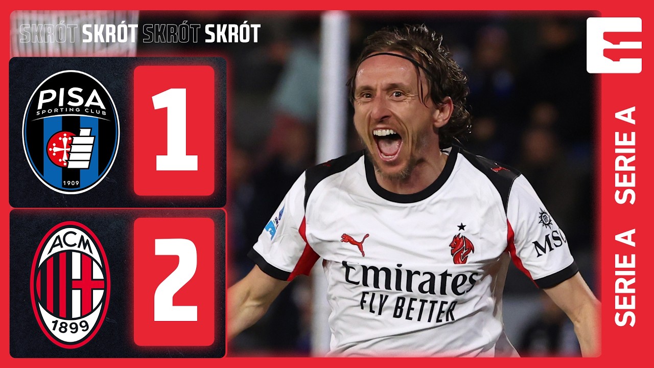 MAESTRO MODRIĆ WIELKI JAK KATEDRA W MEDIOLANIE! URATOWAŁ MILAN PRZED KOMPROMITACJĄ | SKRÓT