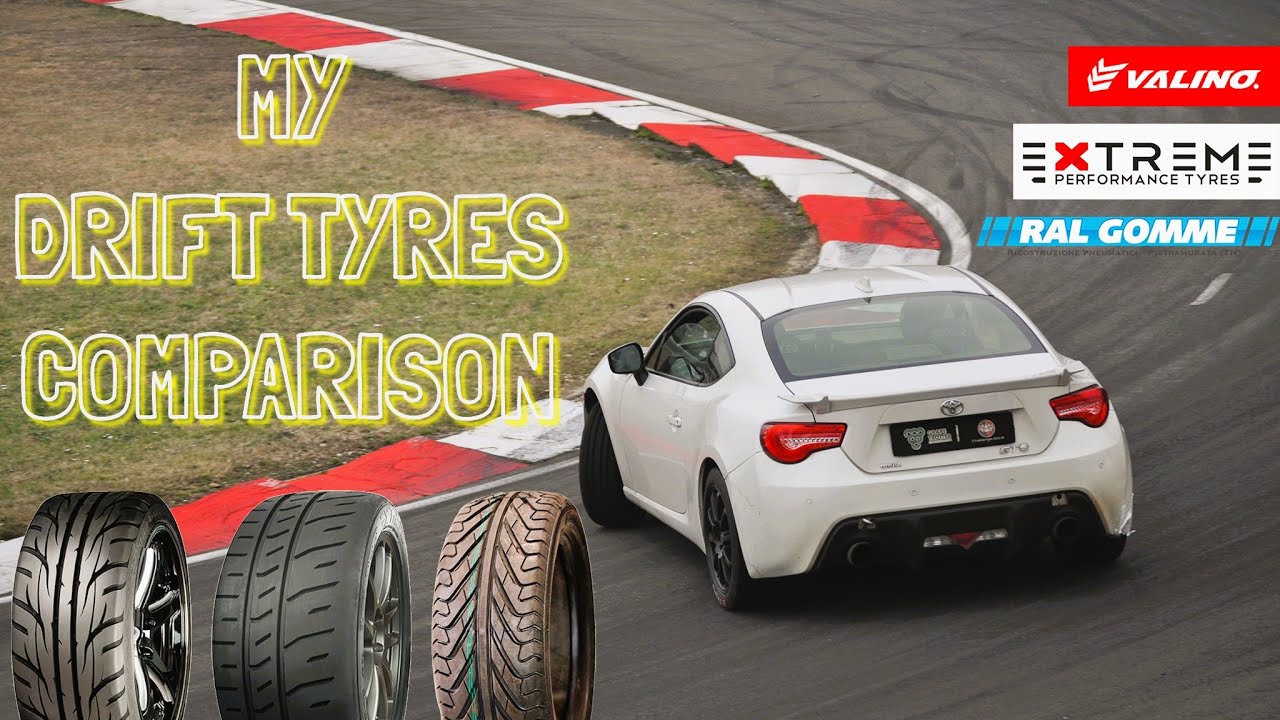 TOYOTA GT86 - Drift Tyres Comparison - Valino / Extreme Tyres / RAL