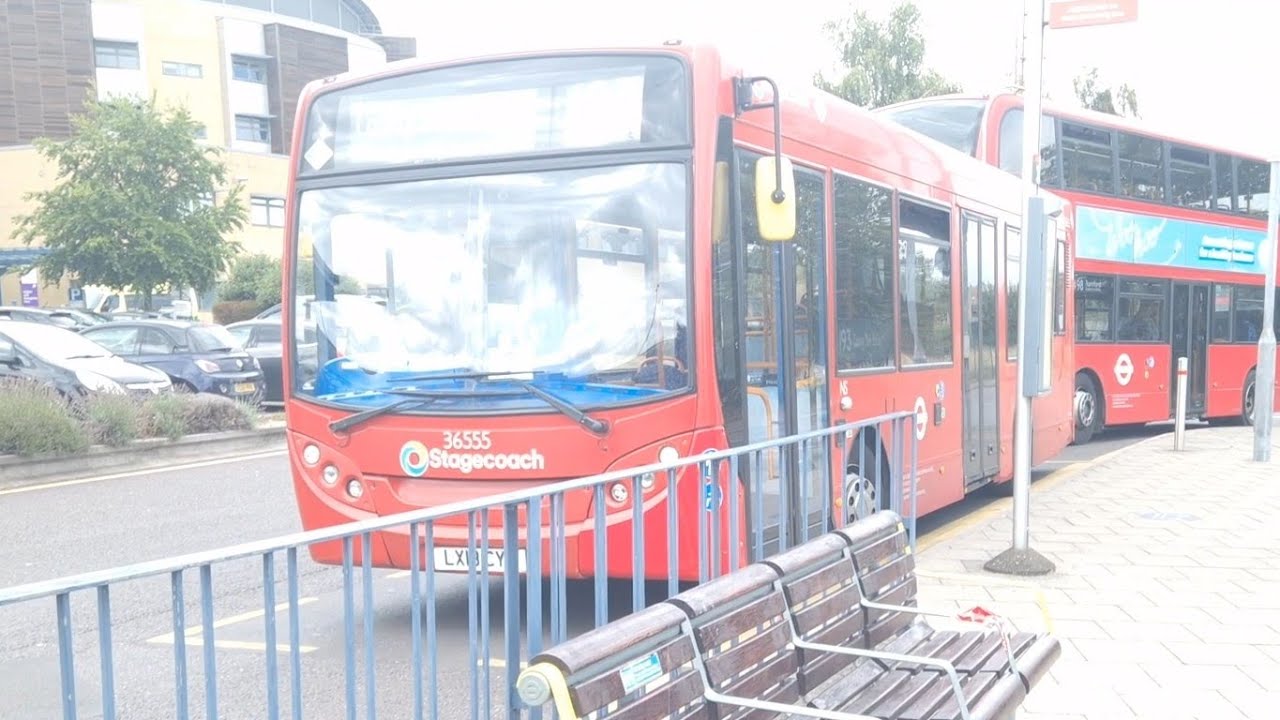 Stagecoach| Journey On Route 193 From Western Road toward Queens Hospital. (36555 LX13CYW)