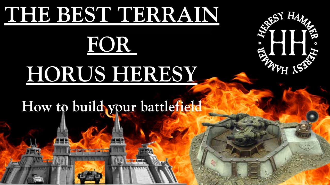 BUILD YOUR HORUS HERESY BATTLEFIELD - Terrain Focus and rules for games of Age of Darkness 30k