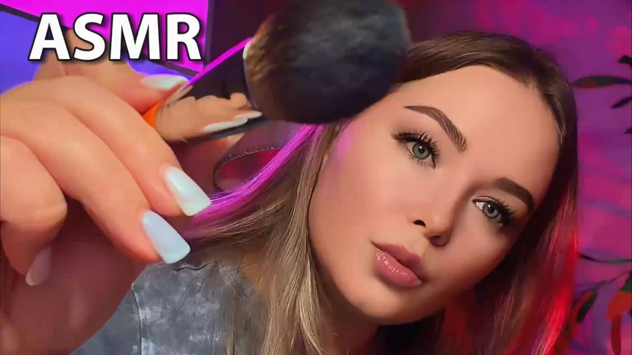 МАКИЯЖ ПОДРУГЕ В 1:00 НОЧИ  ! ASMR для СНА 