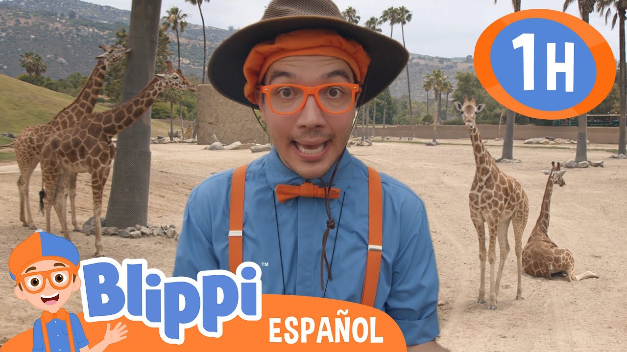 Blippi se va a un safari 🦒| Canciones Infantiles🎵| Juega y aprende | Moonbug Español | Blippi
