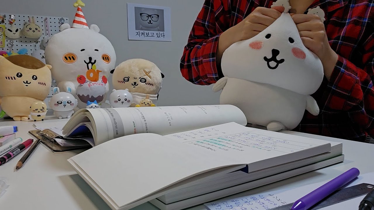 같이 공부하자고? 너 누군데. 야마양파요. | 사각사각 펜소리 | Study With Me