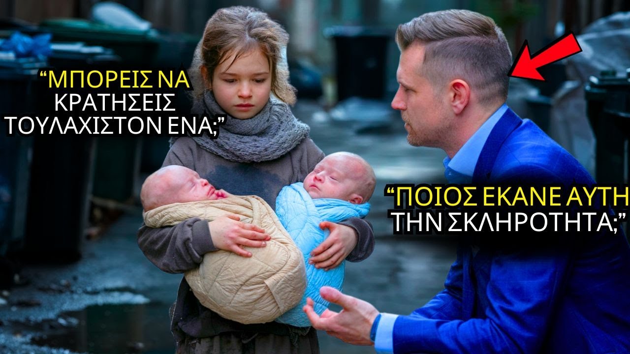 ΕΚΑΤΟΜΜΥΡΙΟΥΧΟΣ ΣΟΚΑΡΕΤΑΙ ΒΛΕΠΟΝΤΑΣ ΦΤΩΧΟ ΚΟΡΙΤΣΙ ΜΕ ΔΙΔΥΜΑ – «ΝΑ ΚΡΑΤΗΣΩ ΕΝΑ;»