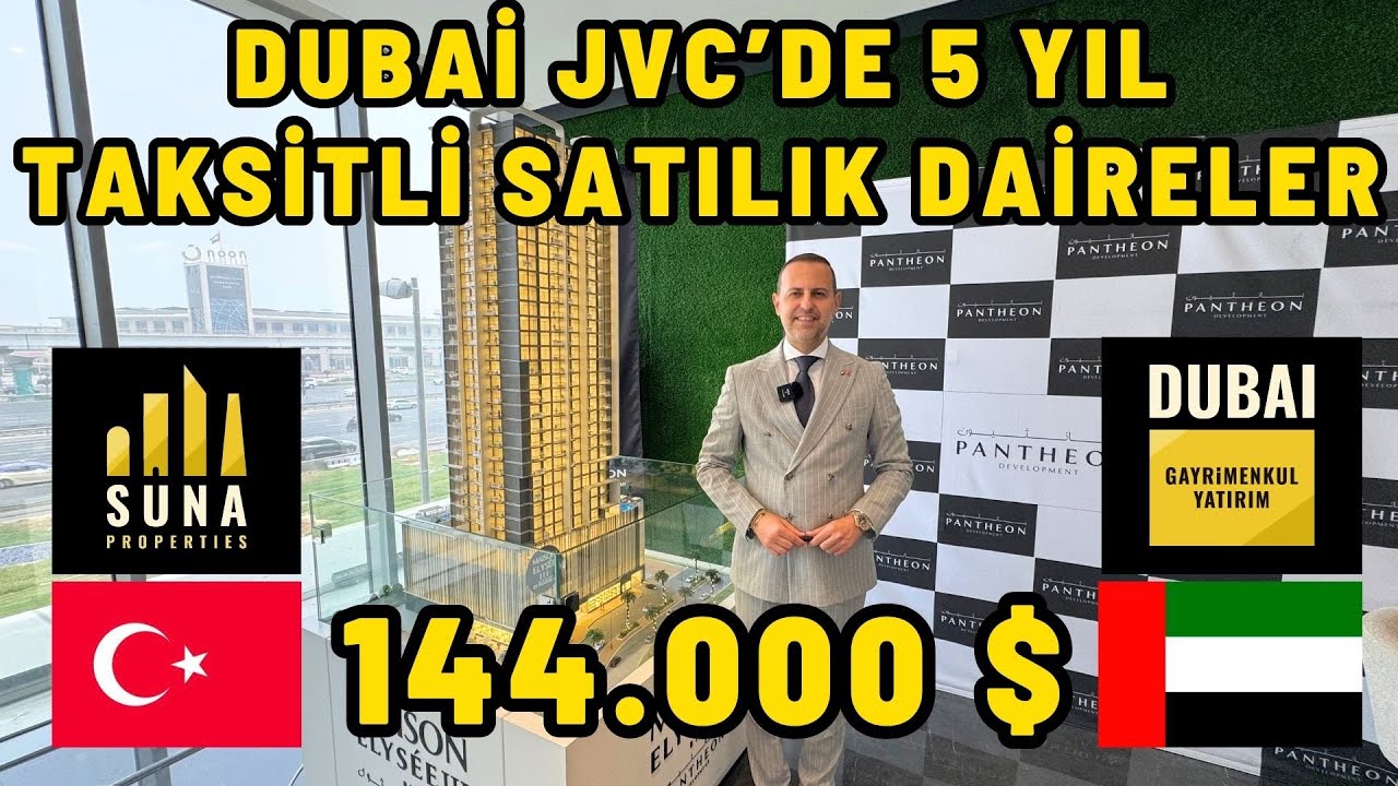 MAISON ELYSÉE III BY PANTHEON | DUBAI JVC'DE 5 YIL TAKSİTLİ SATILIK DAİRELER | DUBAİ EMLAK YATIRIM