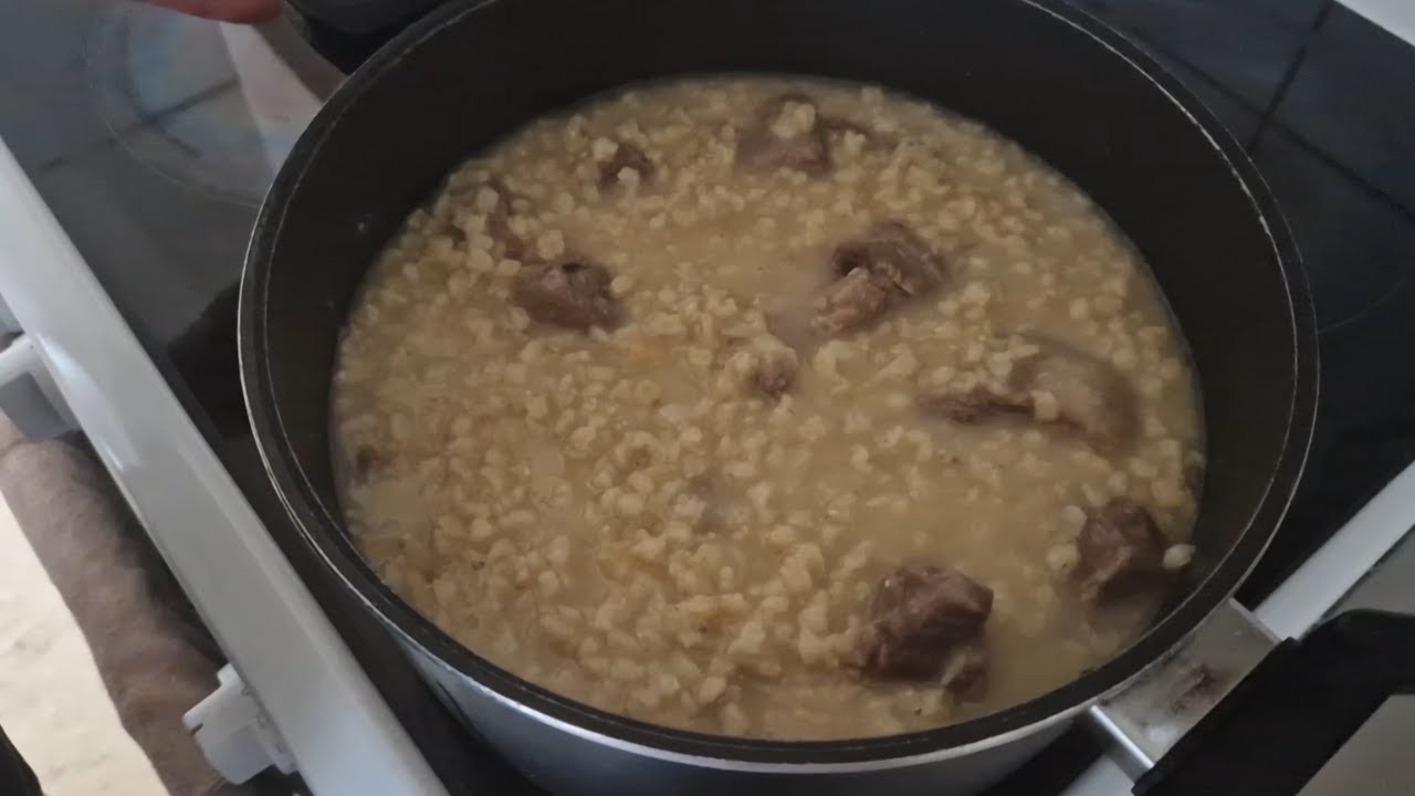 طريقة عمل الحنطية (هريسة القمح) بأفضل طريقة! وصفة بطعم لا يُقاوم!