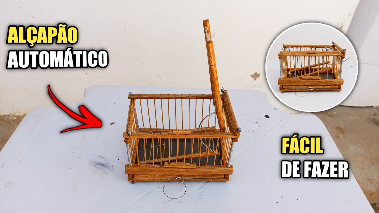 ALÇAPÃO AUTOMÁTICO DE CARNAÚBA 🌴 | APRENDA A FAZER!