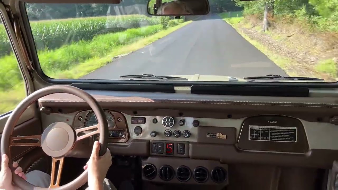 Driving the LS3 powered FJ40