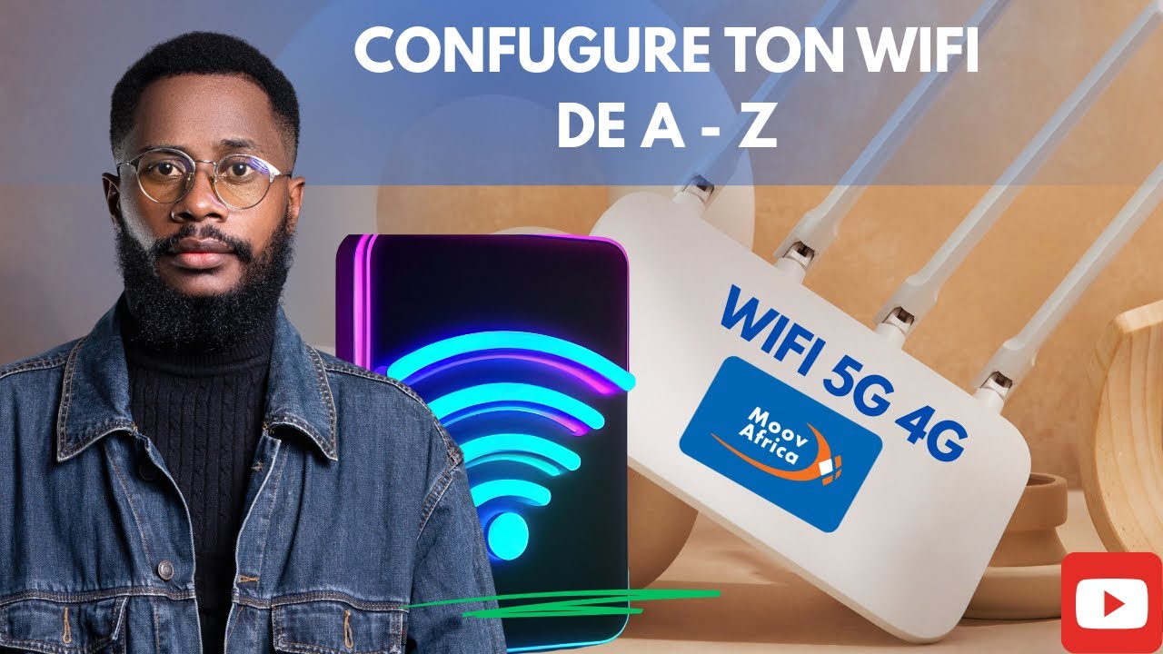 CONFIGURE TON WIFI 5G MOOV AFRICA: utilise deux noms de wifi, masque et change ton mot de passe!
