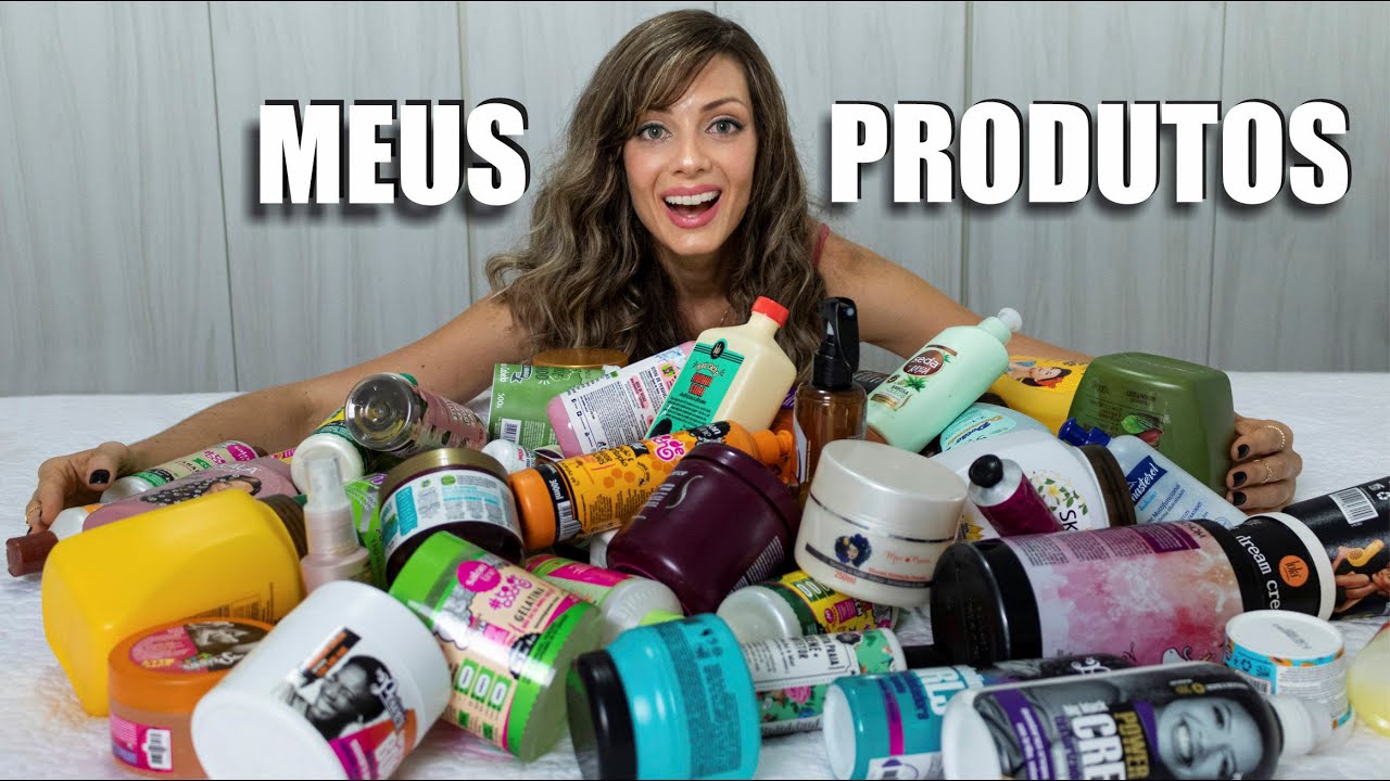 TODOS OS MEUS PRODUTOS DE CABELO