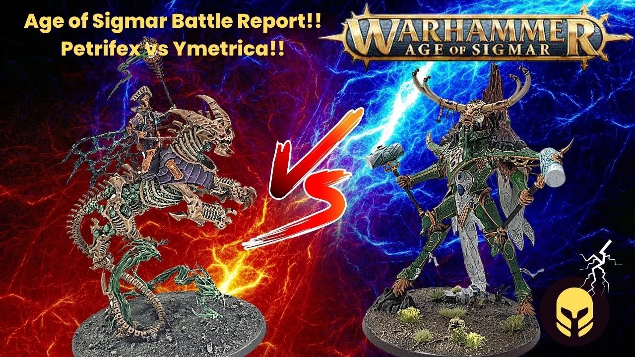Age of Sigmar Battle Report: Lumineth Realmlords vs Ossiarch Bonereapers: Ymetrica vs Petrifex Elite