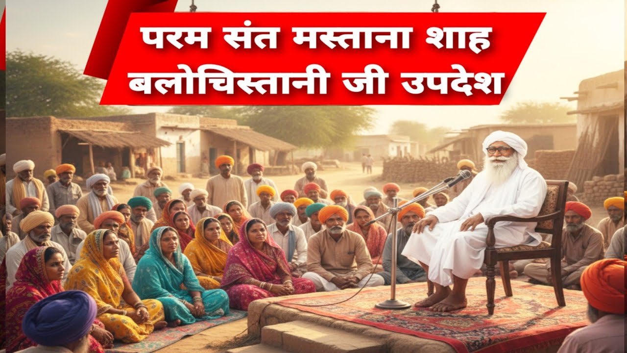 Param Sant Shah Mastana Balochistani Ji Ka Updesh | Bhakti Ki Jyoti | Spiritual Wisdom