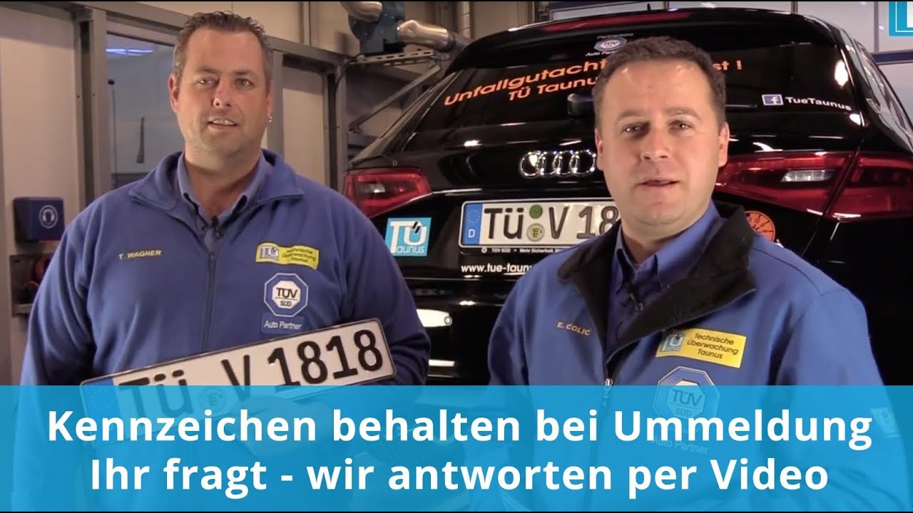 Kennzeichen behalten bei Ummeldung