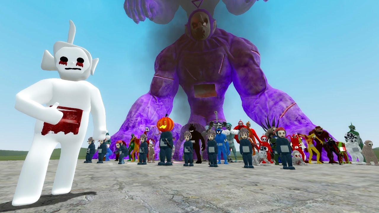 Tillitobby 3D VS ARMY Slendytubbies in Garry's Mod!