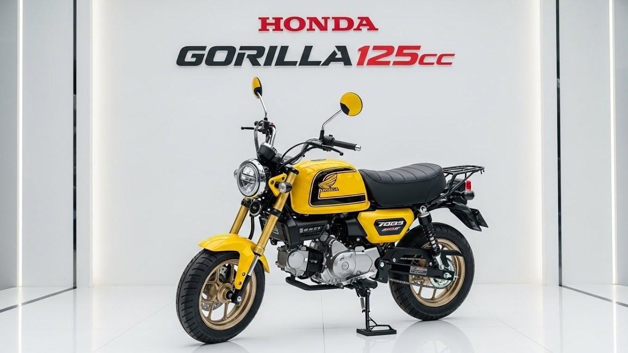 Honda Gorilla 125 (2026) Is Finally Here – Retro Mini Bike Beast!