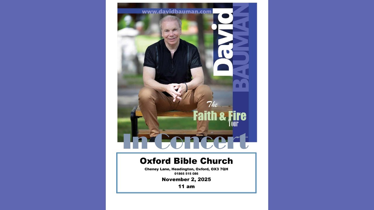 🔴 LIVE | 11AM: Sunday 2nd November 2025 - Special Concert with guest artist David Bauman