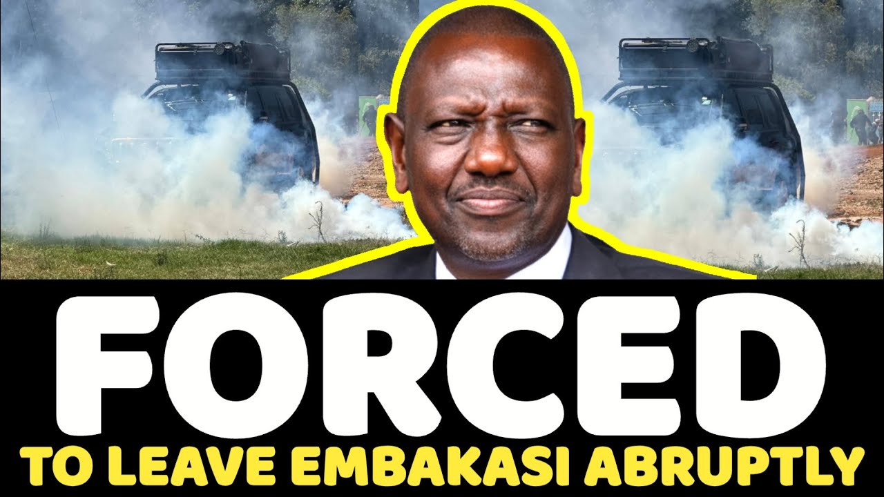 Ruto CHASED And HECKLED Forced To LEAVE EMBAKASI Nairobi Abruptly!- End Of Ruto!