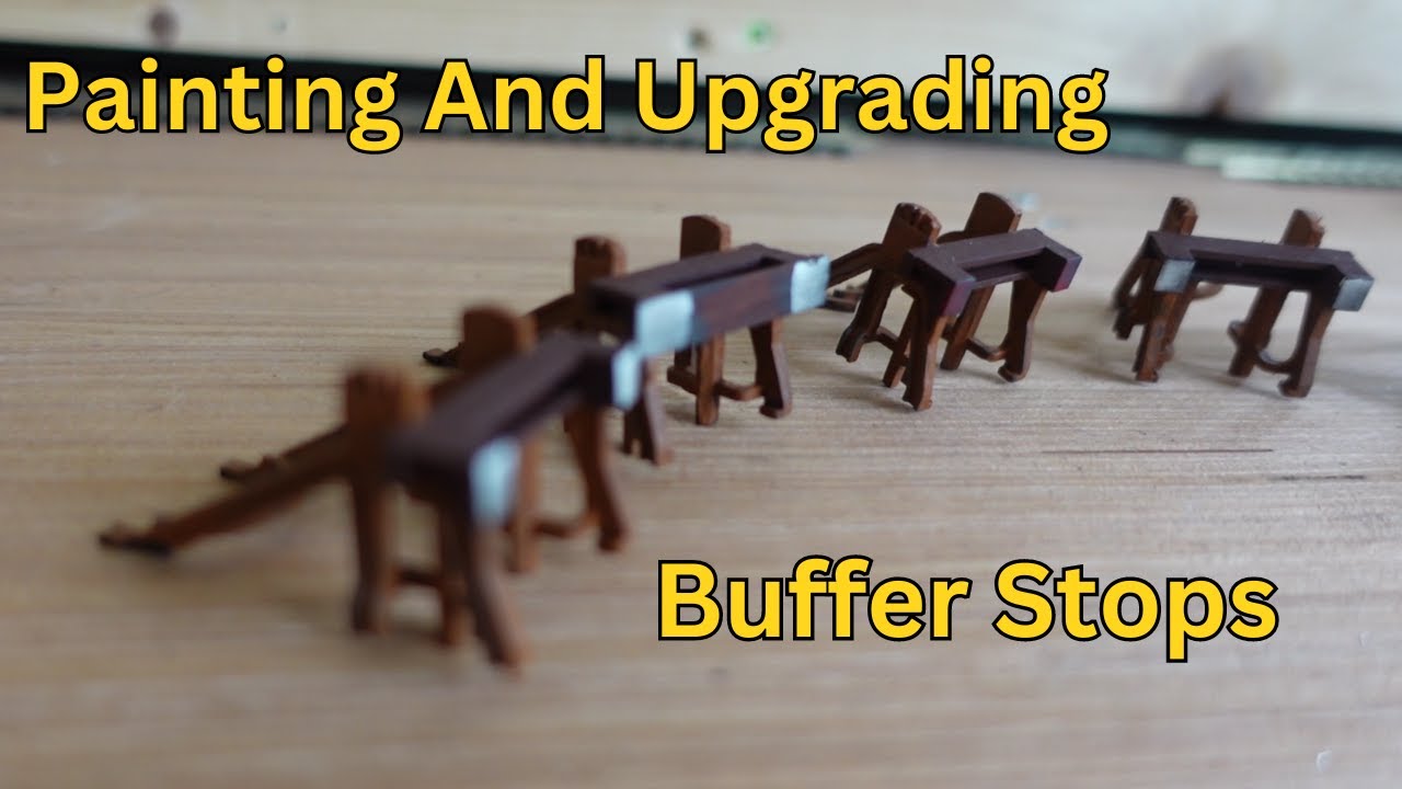 Enhancing Your Model Railway With Upgraded Painted And Weathered Buffer Stops