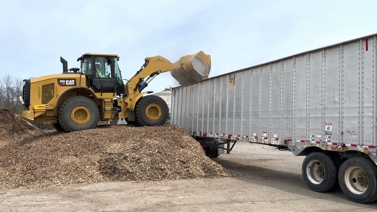 Loading Wood Chips - full Cycle Enterprises, LLC