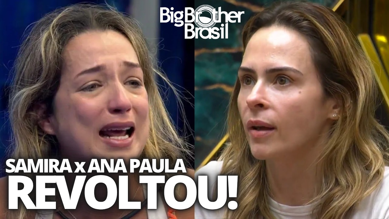 🚨 BBB 26: SAMIRA SE REVOLTA COM ANA PAULA EM DIN&Acirc;MICA; SOLANGE VAI SAIR COM REJEI&Ccedil;&Atilde;O? ENQUETE