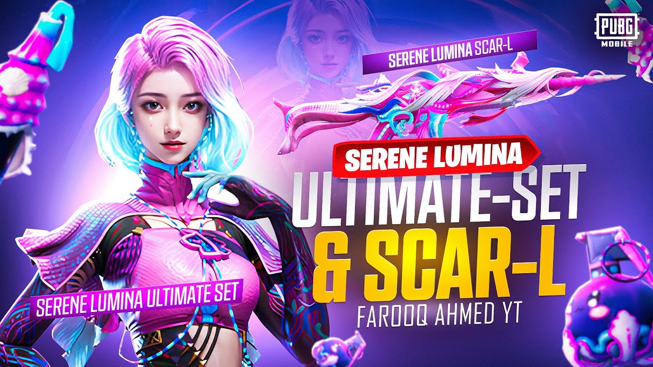 Stage Weaver Ultimate & Serene Lumina SCAR-L with 850 Materials | 🔥 PUBG MOBILE 🔥