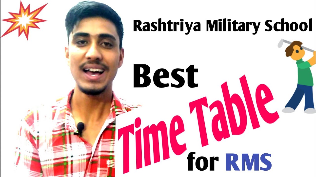 Best Time Table for RMS | Time Table for Rms Entrance Exam Class 9 | Best time table for rms | UC