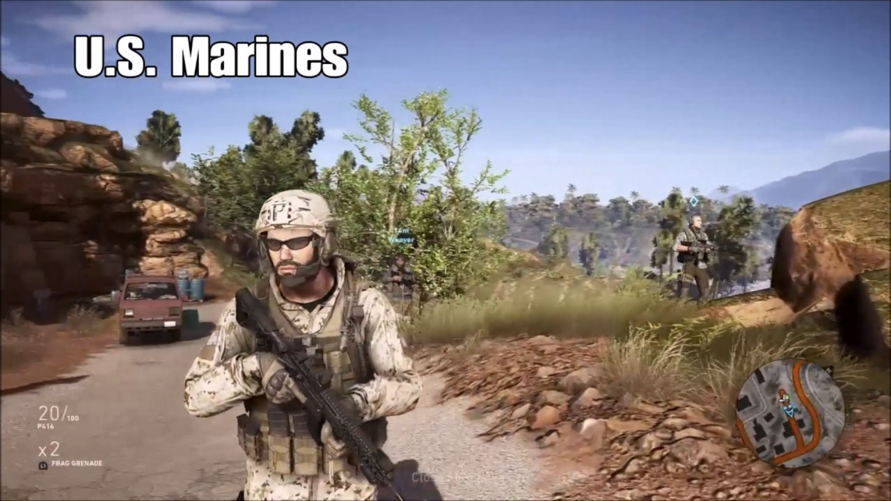 MILITARY OUTFITS! (GHOST RECON WILDLANDS)