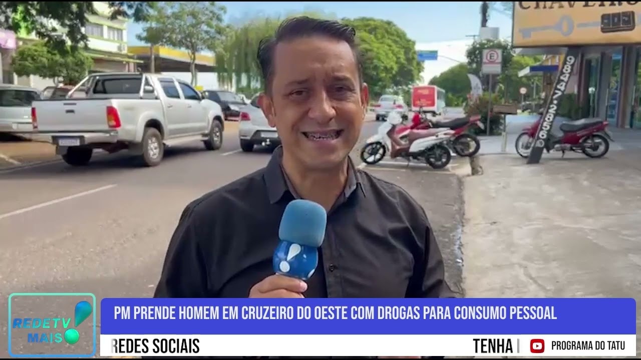 PM prende homem em Cruzeiro do Oeste com drogas para consumo pessoal