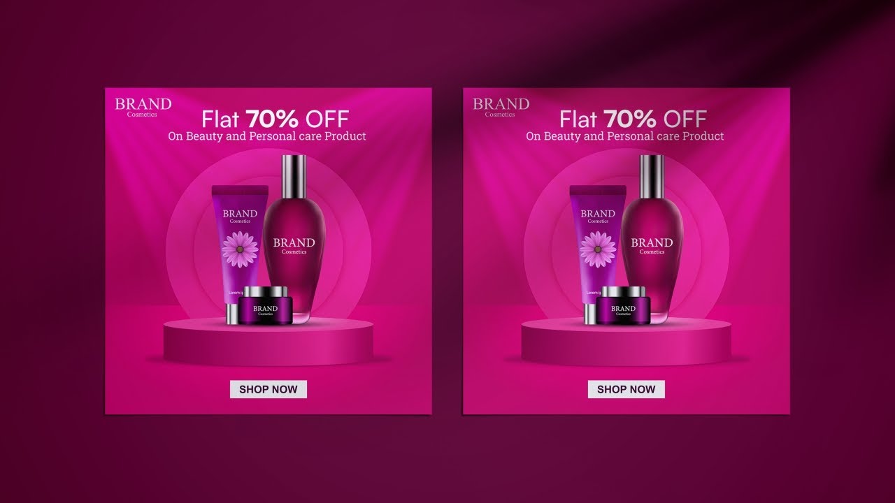 Instagram post Design | Product Banner | E-Commerce Banner Design in Coreldraw