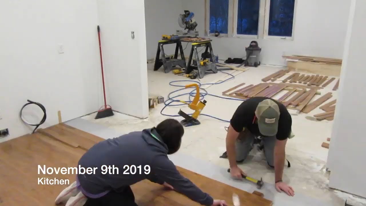Red Oak Hardwood Flooring Installation
