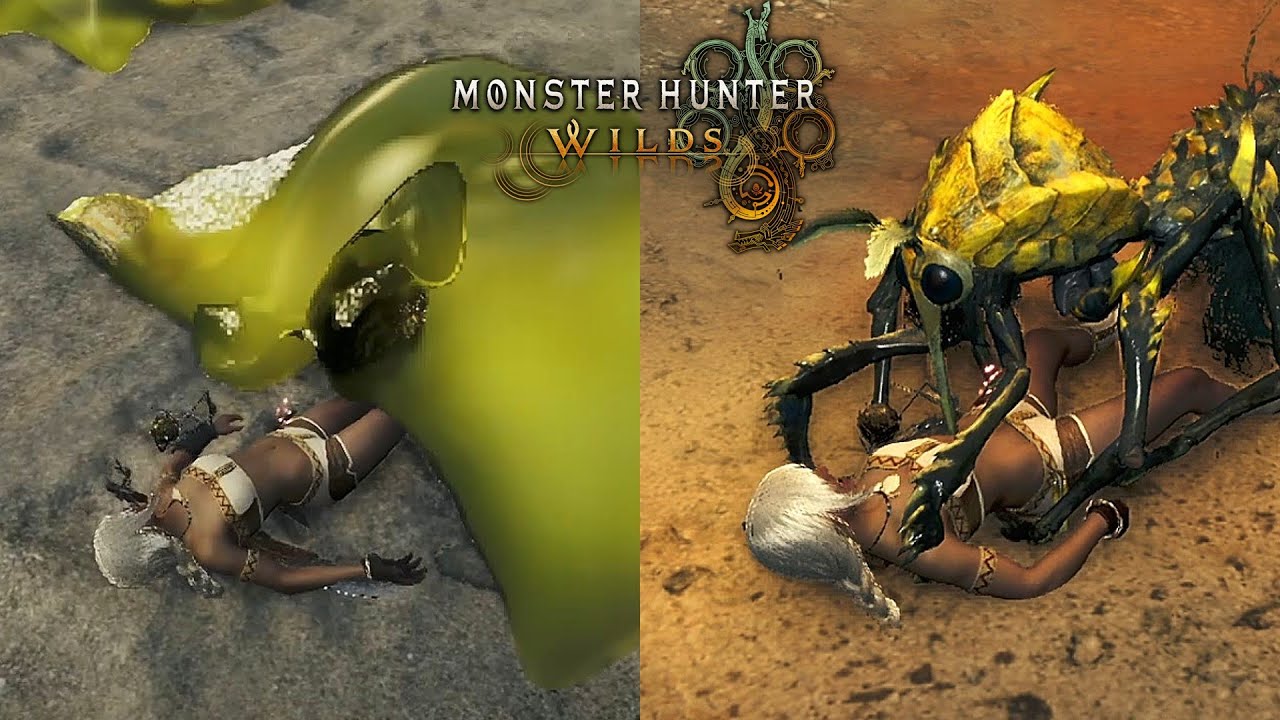 【紳士向け】ブブラチカ 捕食やられシーン集（スライム型・虫型）【モンスターハンターワイルズ】