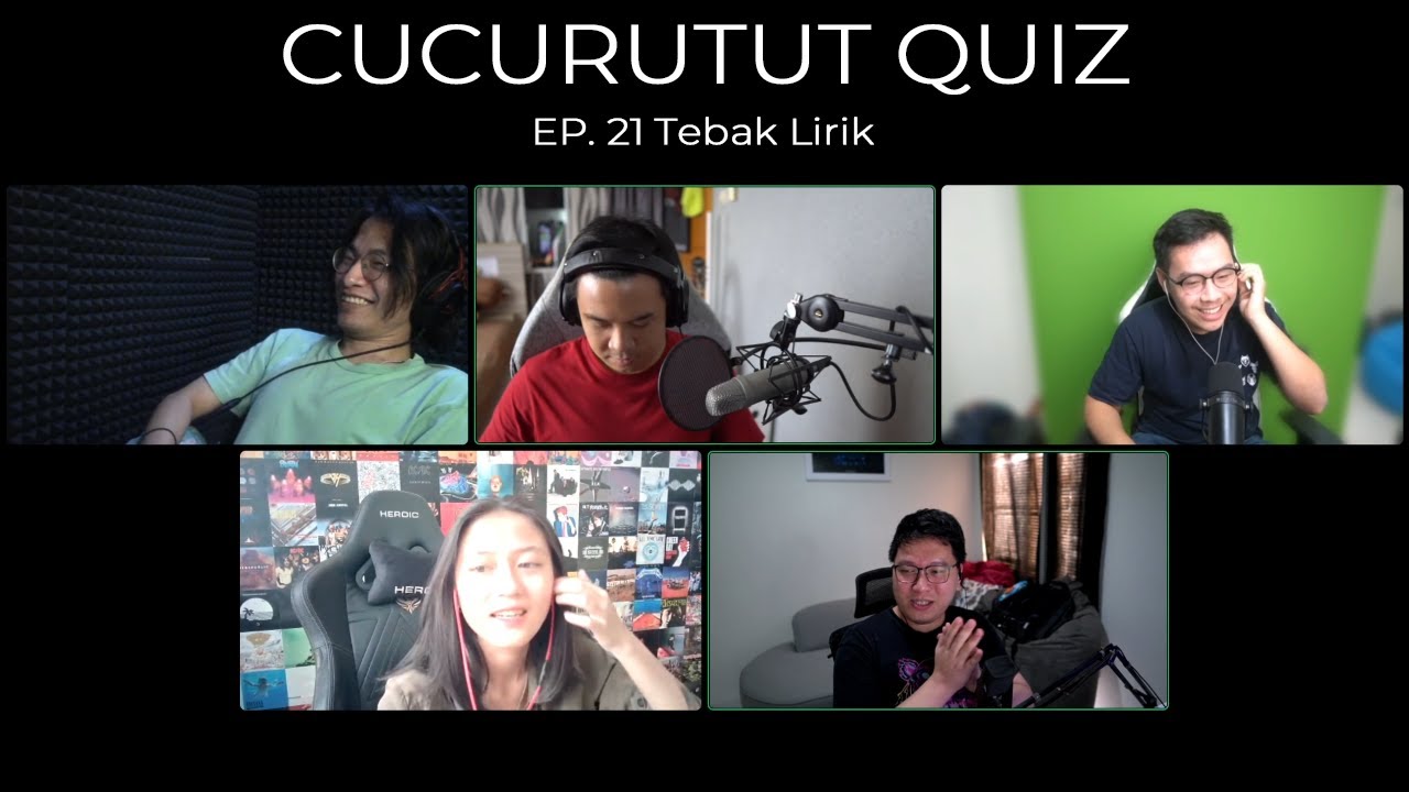 KETIKA PADA LUPA LIRIK - CUCURUTUT QUIZ #21