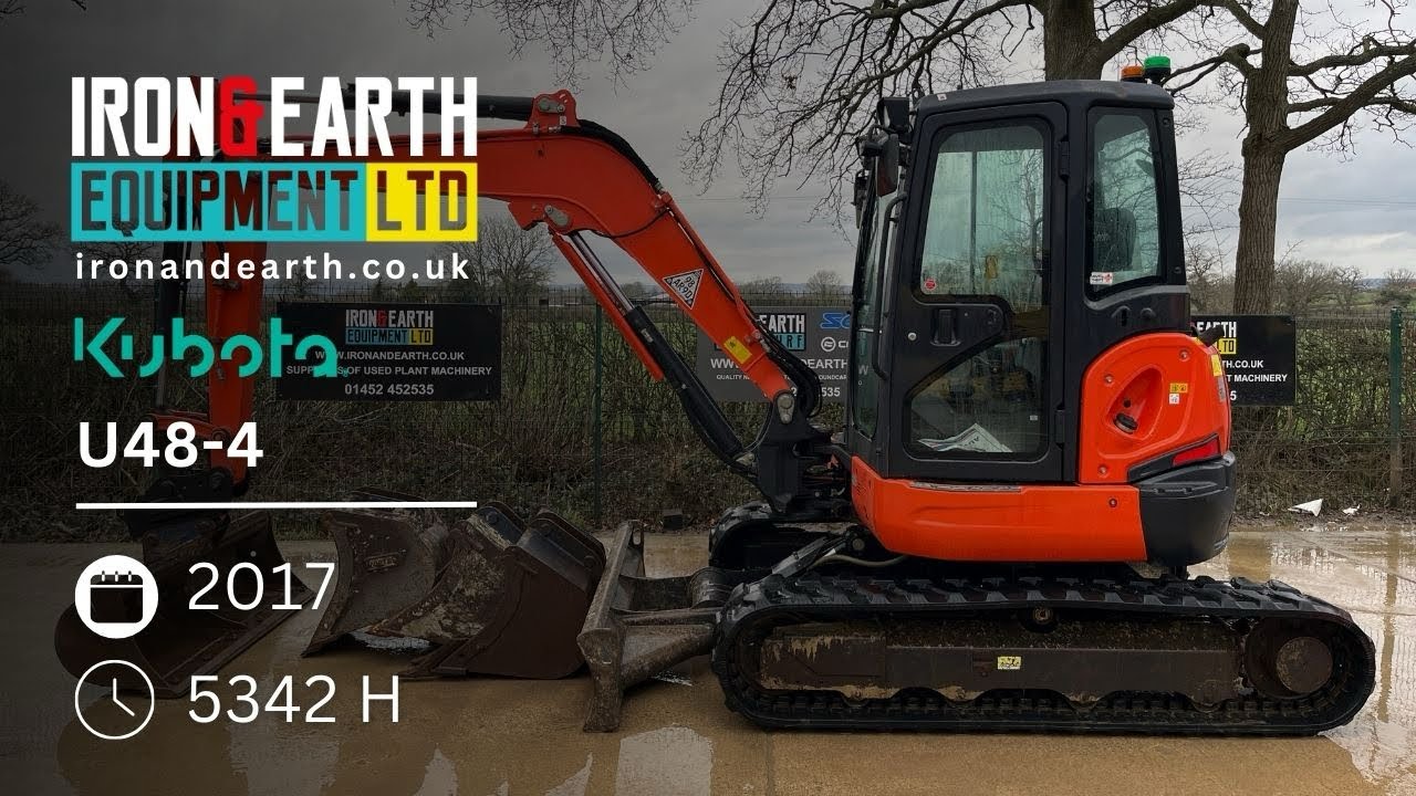 2017 Kubota U48-4 Excavator