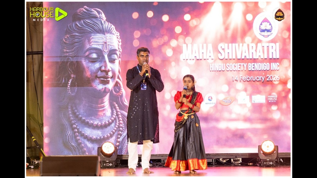 Hindu Society Bendigo – Maha Shivratri 2026 | Duet Song by Jithin Panicker & Diva Panicker